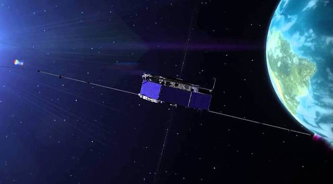 지구 궤도를 돌고 있는 GPS 위성. (사진=NASA) *재판매 및 DB 금지