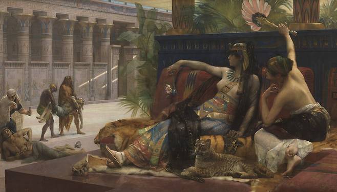 알렉상드르 카바넬, '죄수에게 독극물을 시험하는 클레오파트라'