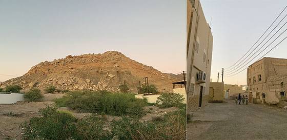 니즈와 탑 뷰 포인트로 가는 길, 니즈와 도심 주택가 풍경