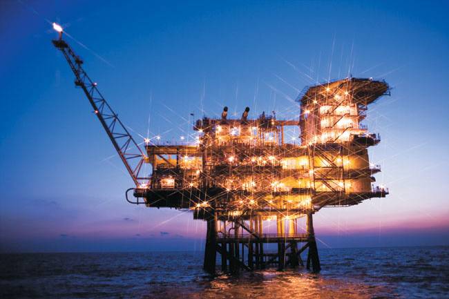 지난 1998년 탐사 시추에 성공, 2004년 생산이 개시된 이후 4500만 배럴의 가스를 공급하고 2021년 문을 닫은 동해 가스전 모습. 한국석유공사 제공