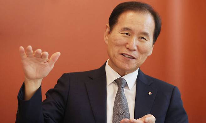 김동섭 한국석유공사 사장. 연합뉴스