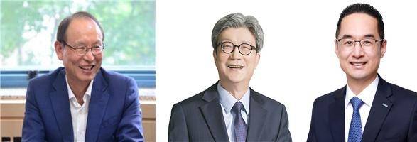 제 47대 한국공인회계사회 회장 후보. 왼쪽부터 최운열 전 더불어민주당 의원, 이정희 딜로이트안진회계법인 회장, 나철호 재정회계법인 대표.