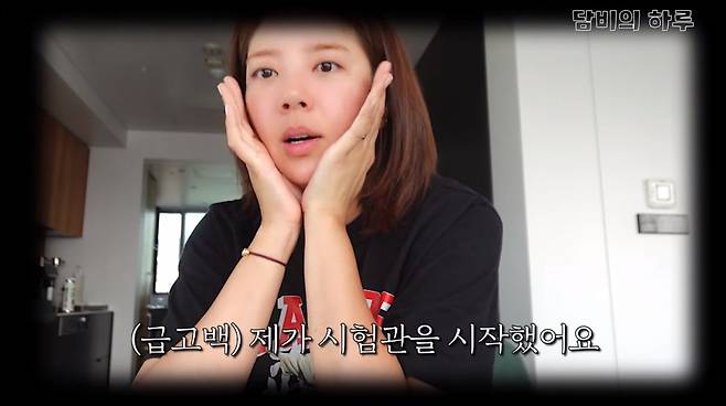 가수 겸 배우 손담비. /사진=유튜브 채널 '담비손' 영상