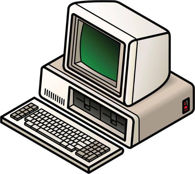 IBM이 만든 초기 개인형 컴퓨터. 빌 게이츠의 마이크로소프트(MS)는 IBM 컴퓨터에 운영체계를 공급하는 작은 업체였지만, MS DOS를 IBM뿐 아니라 다른 회사에도 납품할 수 있도록 하는 계약을 이끌어 추후 IBM이 PC사업을 접는 단초를 제공했다. 게티이미지뱅크