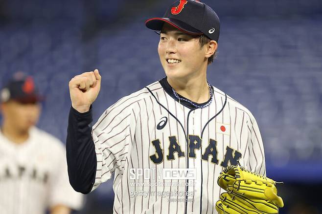 ▲ 일본 국가대표 투수 모리시타 마사토가 25일 91구 완봉승으로 '매덕스(100구 이내 완봉승)'를 달성했다.