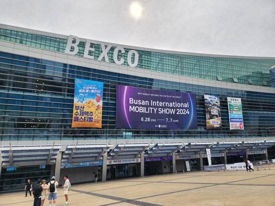 부산모빌리티쇼가 28일부터 7월7일까지 열흘 간의 일정으로 부산 벡스코에서 개최된다. 박영우 기자