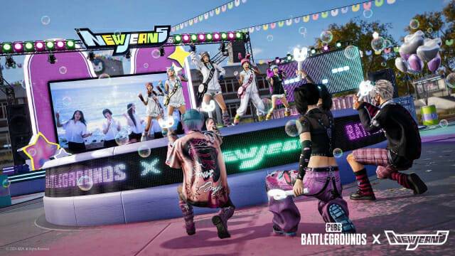 배틀그라운드, 배틀그라운드 모바일, ‘뉴진스’와 대규모 컬래버레이션 실시