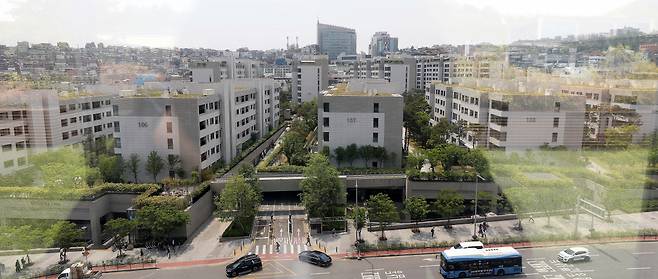 Nine One Hannam in Yongsan-gu, Seoul (Newsis)