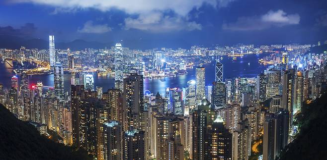 홍콩의 야경/사진=게티이미지뱅크