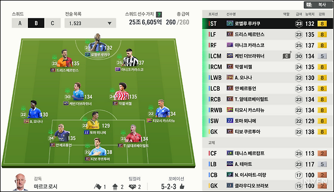 ▲ (구단주명 : 막크로스)