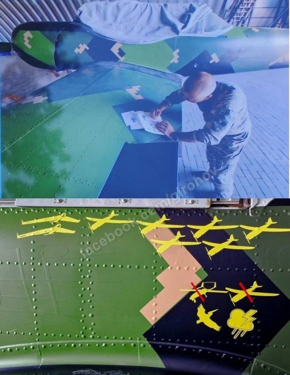 Yak-52에 그려진 킬마크