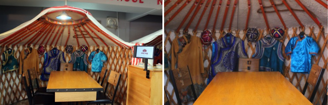 게르 테이블 / 사진=정세윤 여행+ 기자