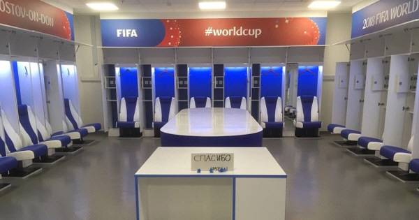 ◇2018년 러시아월드컵 16강 벨기에전을 마친 일본 대표팀의 라커룸 사진. 출처=SNS