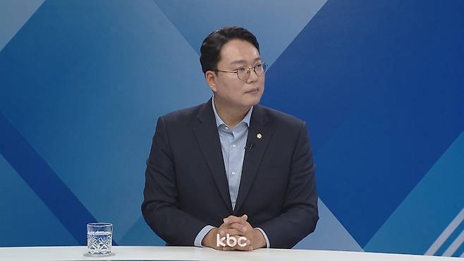 ▲ 3일 KBC '여의도초대석'에 출연한 천하람 개혁신당 원내대표