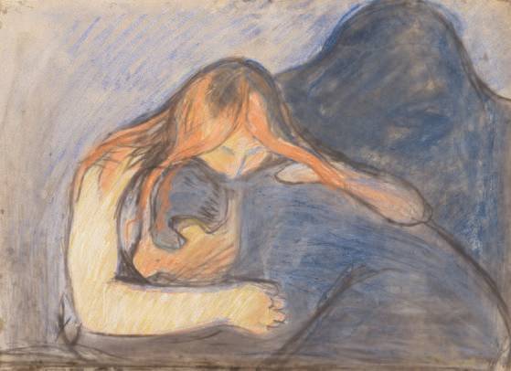 ‘뱀파이어’의 파스텔 버전은 소용돌이치는 듯한 라인과 섬세한 색채가 신비하고 극적인 분위기를 만든다. ⓒJHA Collection