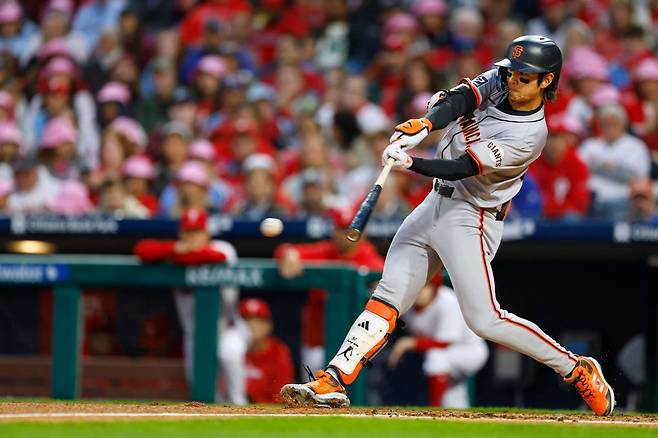 샌프란시스코 자이언츠 외야수 이정후가 지난 5월 13일 미국 캘리포니아주 샌프란시스코 오라클파크에서 열린 신시내티 레즈와의 홈경기에서 수비 도중 펜스에 부딪혀 수술을 받았다. 2024 시즌을 조기에 마감하고 내년 시즌 건강한 복귀를 목표로 재활 과정을 밟고 있다. 사진 연합뉴스