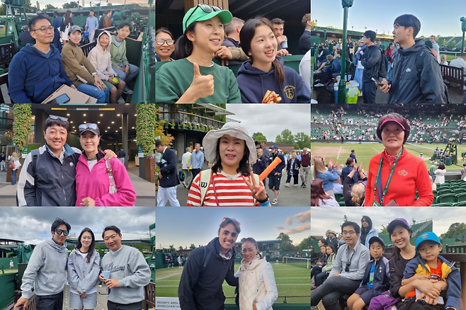 송선순 기자가 윔블던에서 만난 한인들