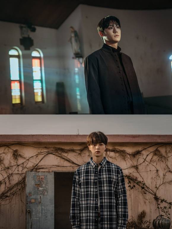 배우 이도현(위쪽)과 송강이 입대 전 촬영한 넷플릭스 시리즈 '스위트홈3'로 군백기에도 시청자들을 만나고 있다. /넷플릭스