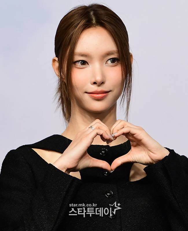 그룹 아일릿 윤아. <강영국 기자>