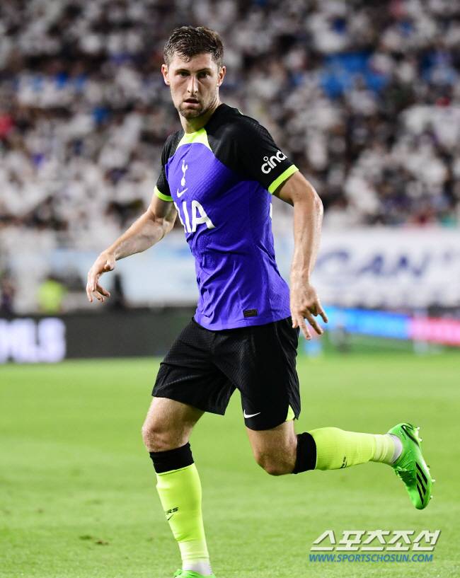 토트넘 홋스퍼 FC와 세비야 FC의 친선경기가 16일 수원월드컵경기장에서 열렸다. 경기하는 토트넘 벤 데이비스. 수원=송정헌 기자songs@sportschosun.com/2022.07.16/