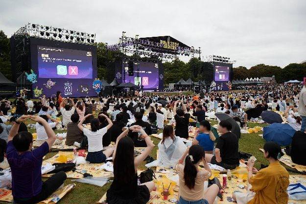 지난 6월 22일 서울 잠실 올림픽공원 88잔디마당에서 열린 ‘마비노기’ 20주년 ‘판타지 파티’/넥슨 제공