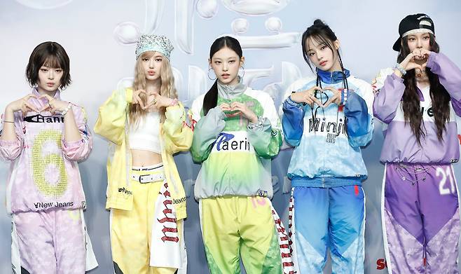 뉴진스 하니(왼쪽부터), 다니엘, 해린, 민지, 혜인. / 뉴스1