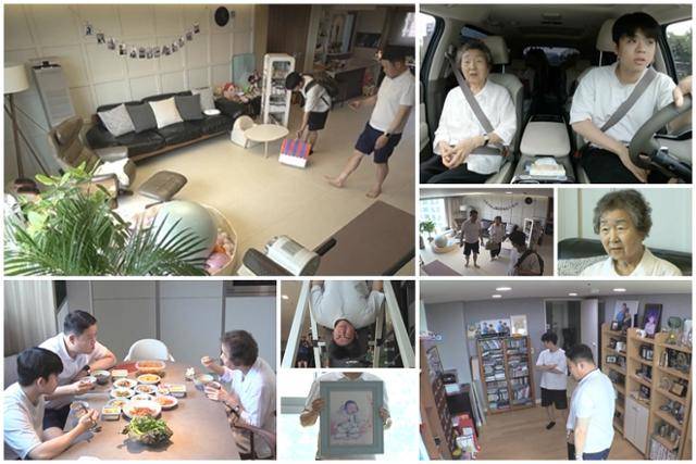 '아빠는 꽃중년' 14회에서 55세 아빠 김구라와 27세 큰아들 그리, 86세 어머니 박명옥 여사가 의기투합하는 '3대(代) 회동' 현장이 공개된다. 채널A 제공