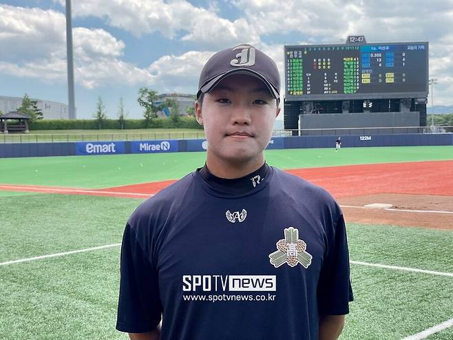 ▲전주고 정우주가 메이저리그 도전이 아닌 한국 잔류를 택했다. ⓒ포항, 최민우 기자