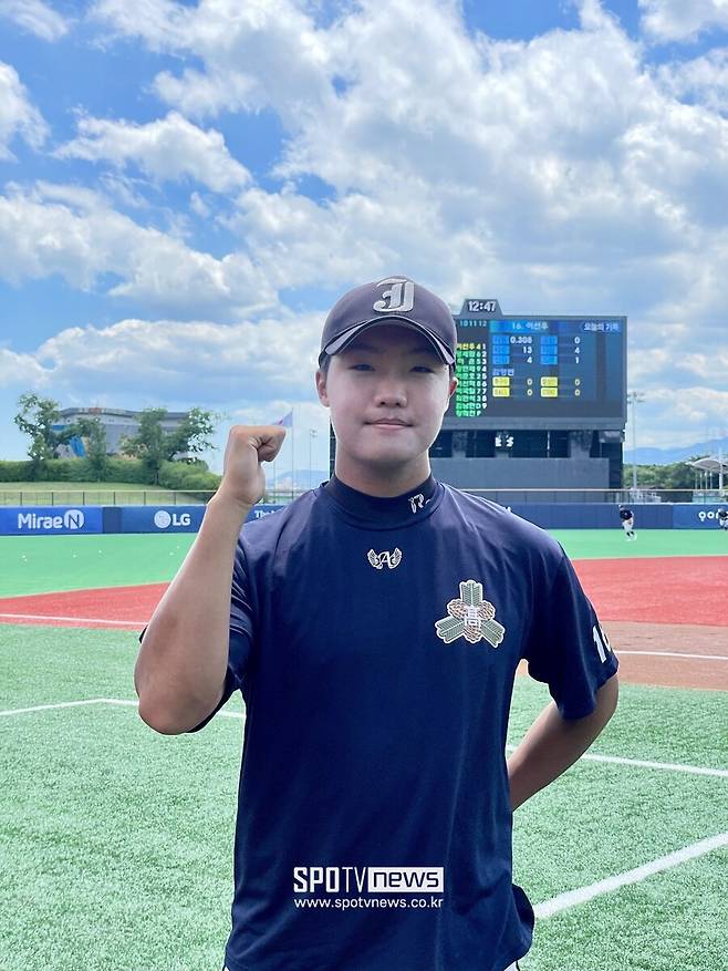 ▲전주고 정우주 ⓒ포항, 최민우 기자