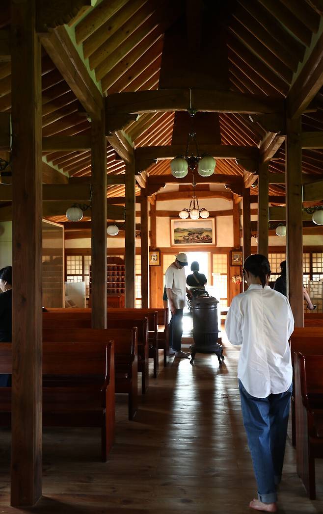 ‘대한성공회 온수리성당’은 성당이지만, 한옥이라서 정감있다. 박미향 기자
