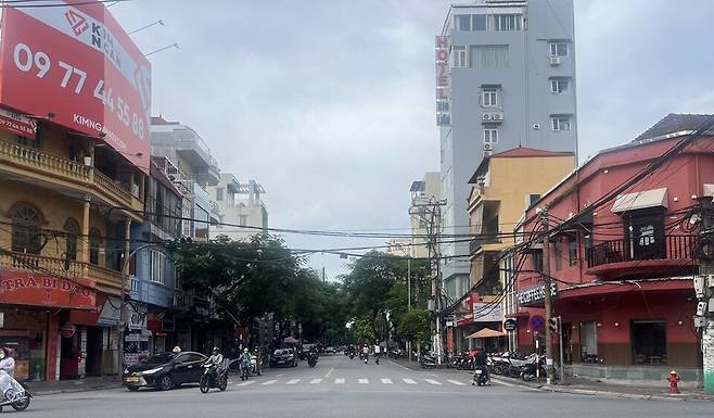 1930년대 고려물산상회가 있던 하이퐁 구도심의 꺼우덧 거리 ⓒ이원혁