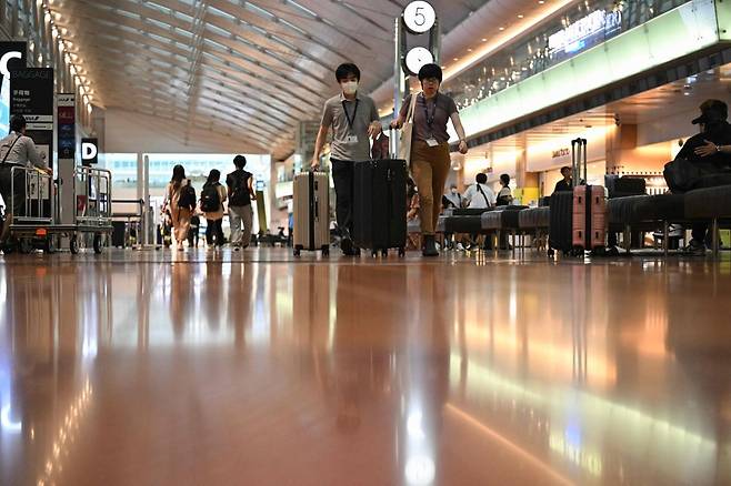 일본 도쿄 하네다 공항. 사진=AFP 연합뉴스