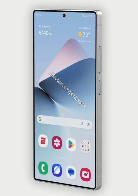 중국 블로거(@i빙위저우)가 공개한 갤럭시S25 울트라 렌더링 (사진=블로거 i빙위저우)