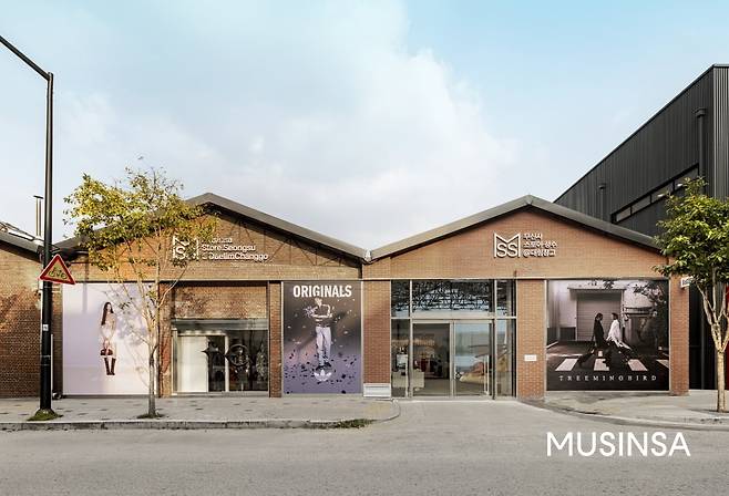 오는 13일 오픈 예정인 '무신사 스토어 성수@대림창고' 외관. 사진=무신사 제공