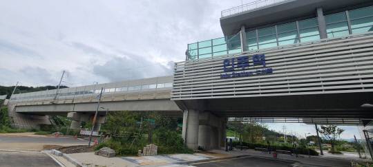 서해선 인주역 모습. 윤평호 기자