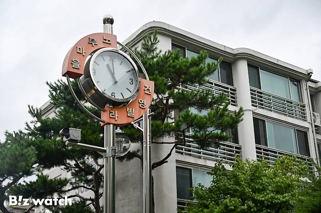 1기 신도시 재건축 선도지구 지정을 추진 중인 분당 한 단지 모습/사진=이명근 기자 qwe123@