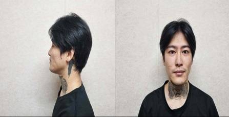 순천 살인사건 피의자 박대성(30)씨 머그샷 사진.