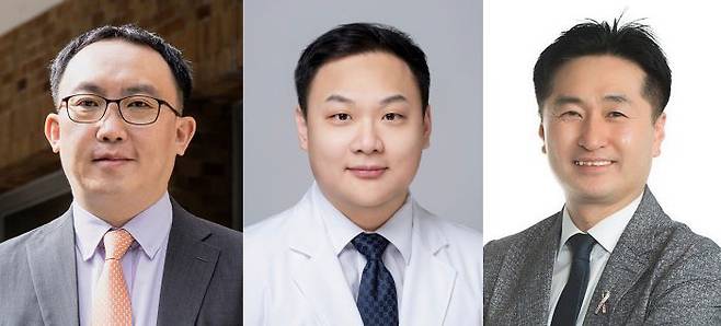 왼쪽부터 문형곤 교수, 천종호 교수, 윤현조 교수