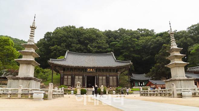 직지사 대웅전 전경