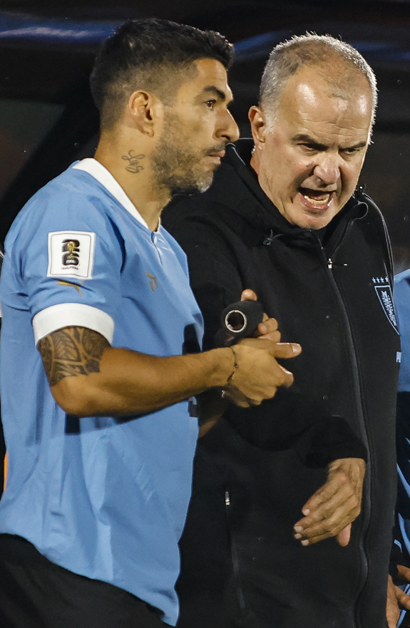 루이스 수아레스, 마르셀로 비엘사 감독. 게티이미지