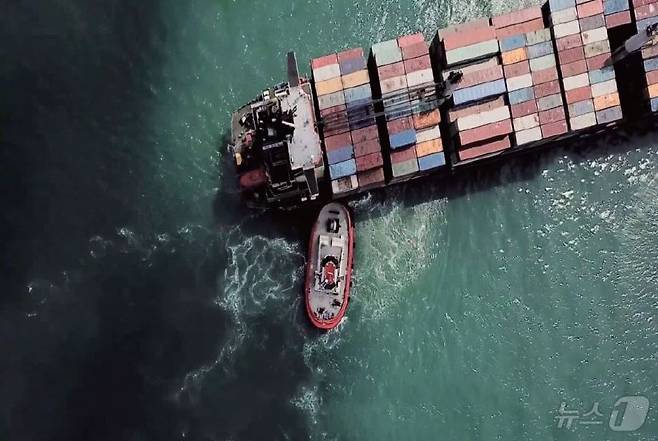 예인선 Push 운영 시 상호 작용 연구(사진출처: globalpsa 누리집)