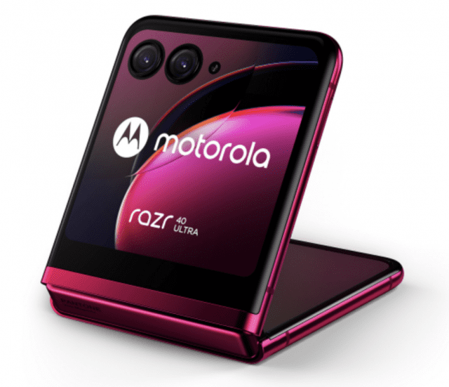 모토로라 '레이저40 울트라'의 모습 (사진=모토로라)
