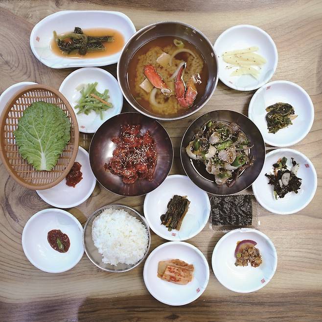'황소식당' 게장백반. 사진=손준석