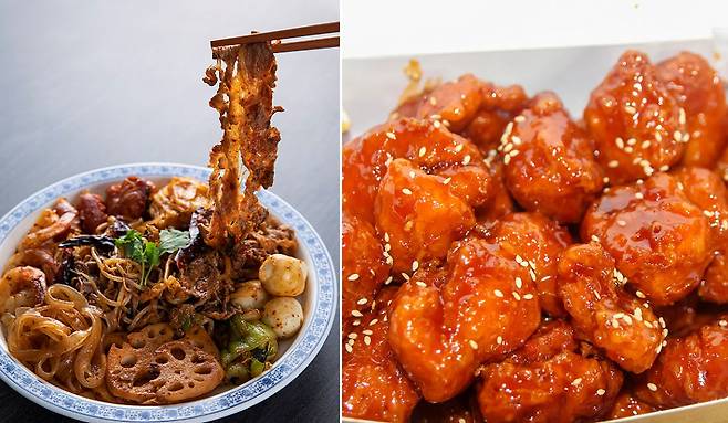 야구장에서 인기 많은 먹거리인 마라샹궈(왼쪽)와 치킨(오른쪽)./사진=클립아트코리아