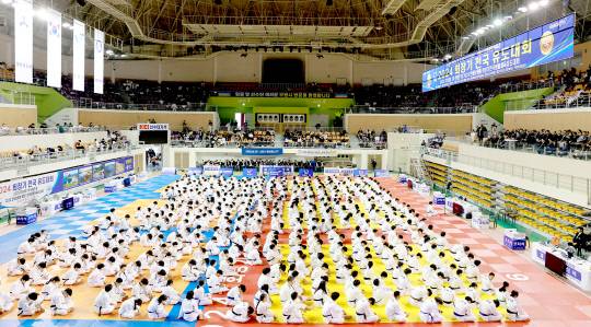 보령종합체육관에서 '2024 회장기 전국 유도대회(2025 국가대표 1차 선발전 겸) 및 2024 만세보령배 회장기 전국생활체육 유도대회'가 열린다. 보령시 제공