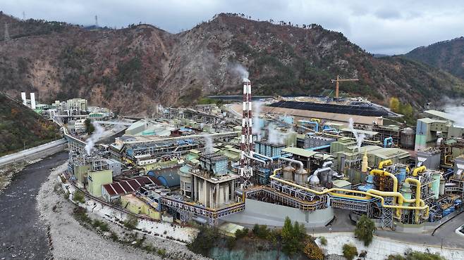 영풍 석포제련소 전경./조선DB