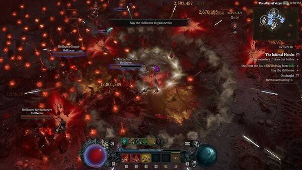 - 에테르를 1개씩 소모해 옵두사이트를 대량으로 획득하는 버그가 발생했다