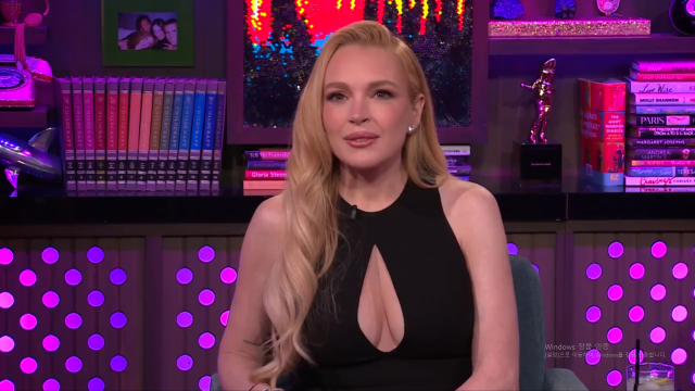 할리우드 배우 린제이 로한 근황 / '와치 왓 해펀스 라이브'