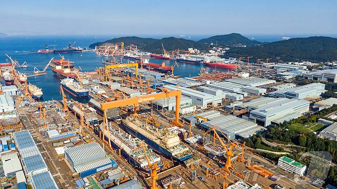 한화오션 거제사업장 전경(한화오션 제공)