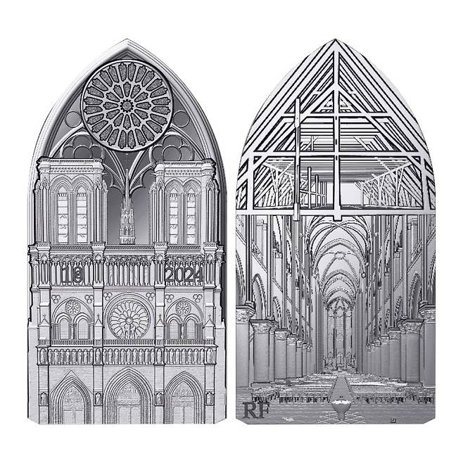 전세계 5000장 한정 프랑스/10유로/2024년/銀 99.9%/22.2g/25.3x48.9mm/프루프